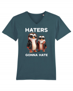 Haters gonna hate v1 Tricou mânecă scurtă guler V Bărbat Presenter