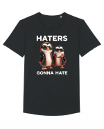 Haters gonna hate v1 Tricou mânecă scurtă guler larg Bărbat Skater