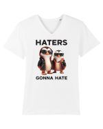 Haters gonna hate v2 Tricou mânecă scurtă guler V Bărbat Presenter