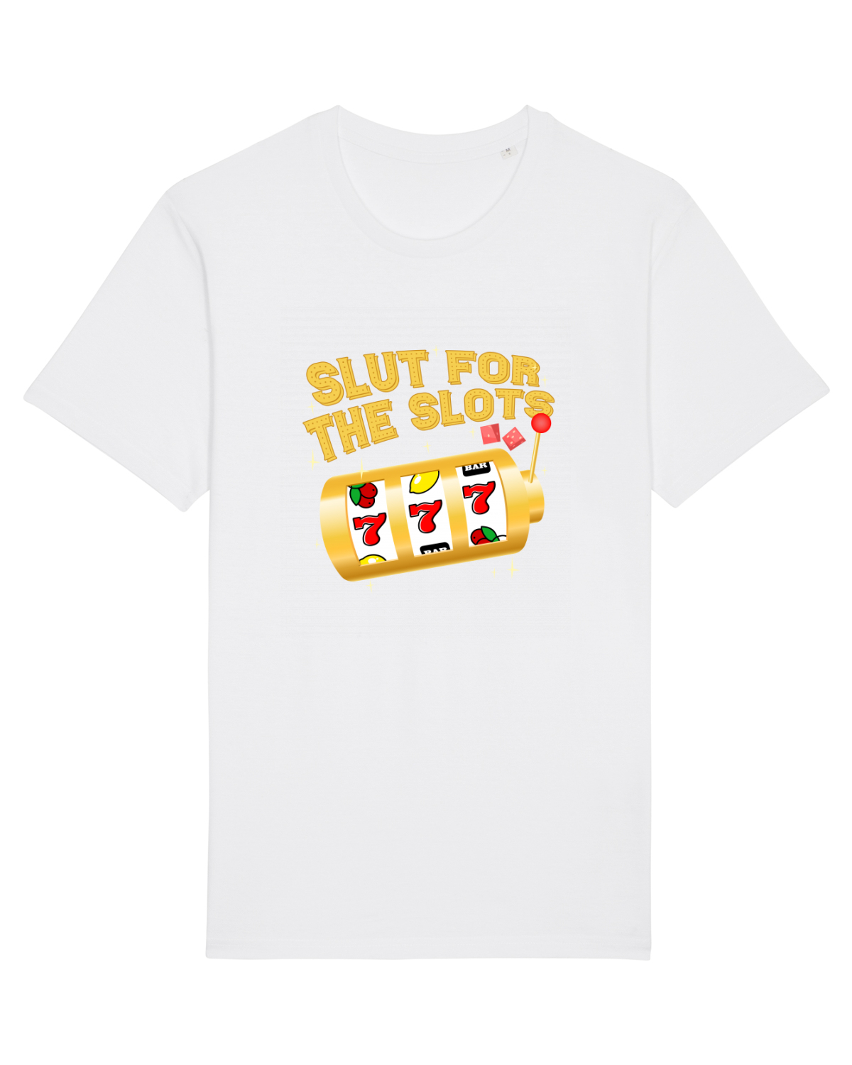 Tricou mânecă scurtă Unisex Rocker White