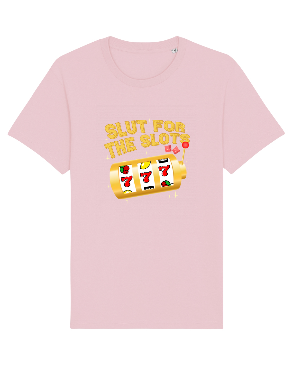 Tricou mânecă scurtă Unisex Rocker Cotton Pink