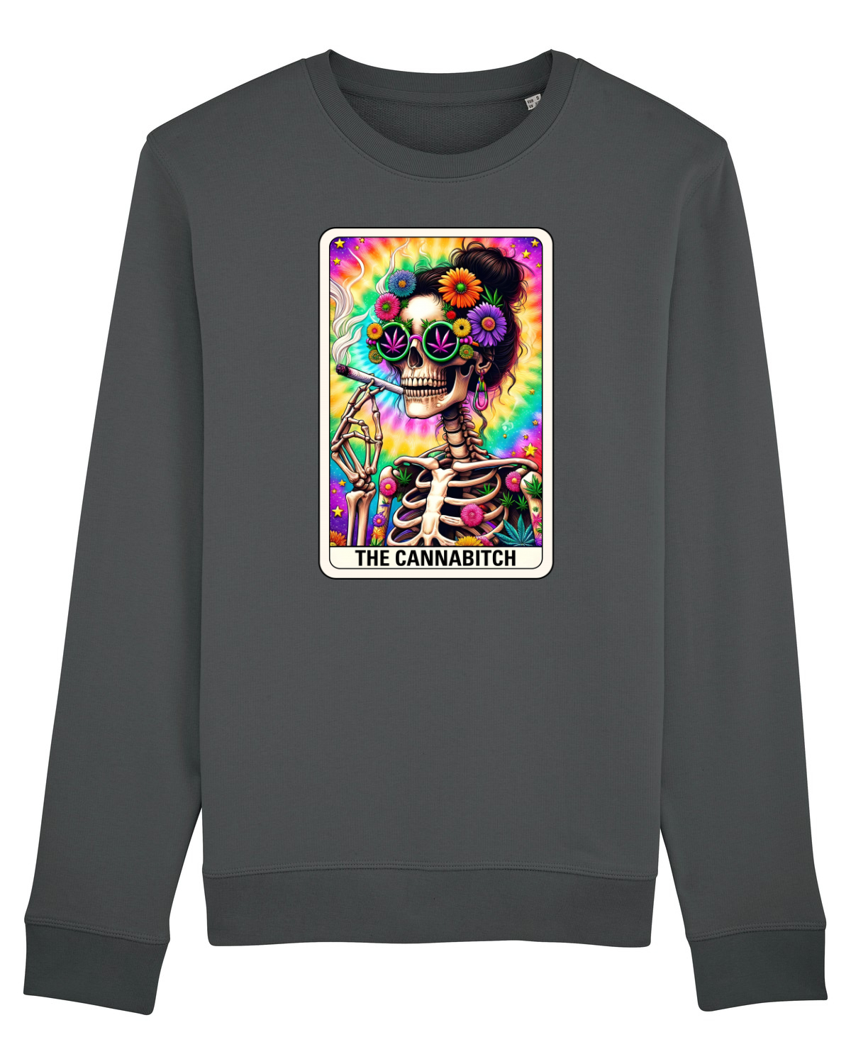 Bluză mânecă lungă Unisex Rise Anthracite