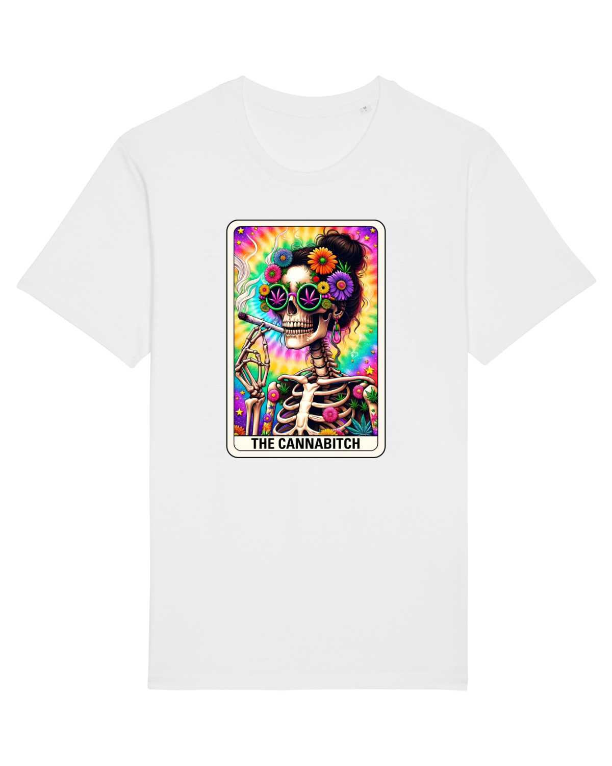 Tricou mânecă scurtă Unisex Rocker White