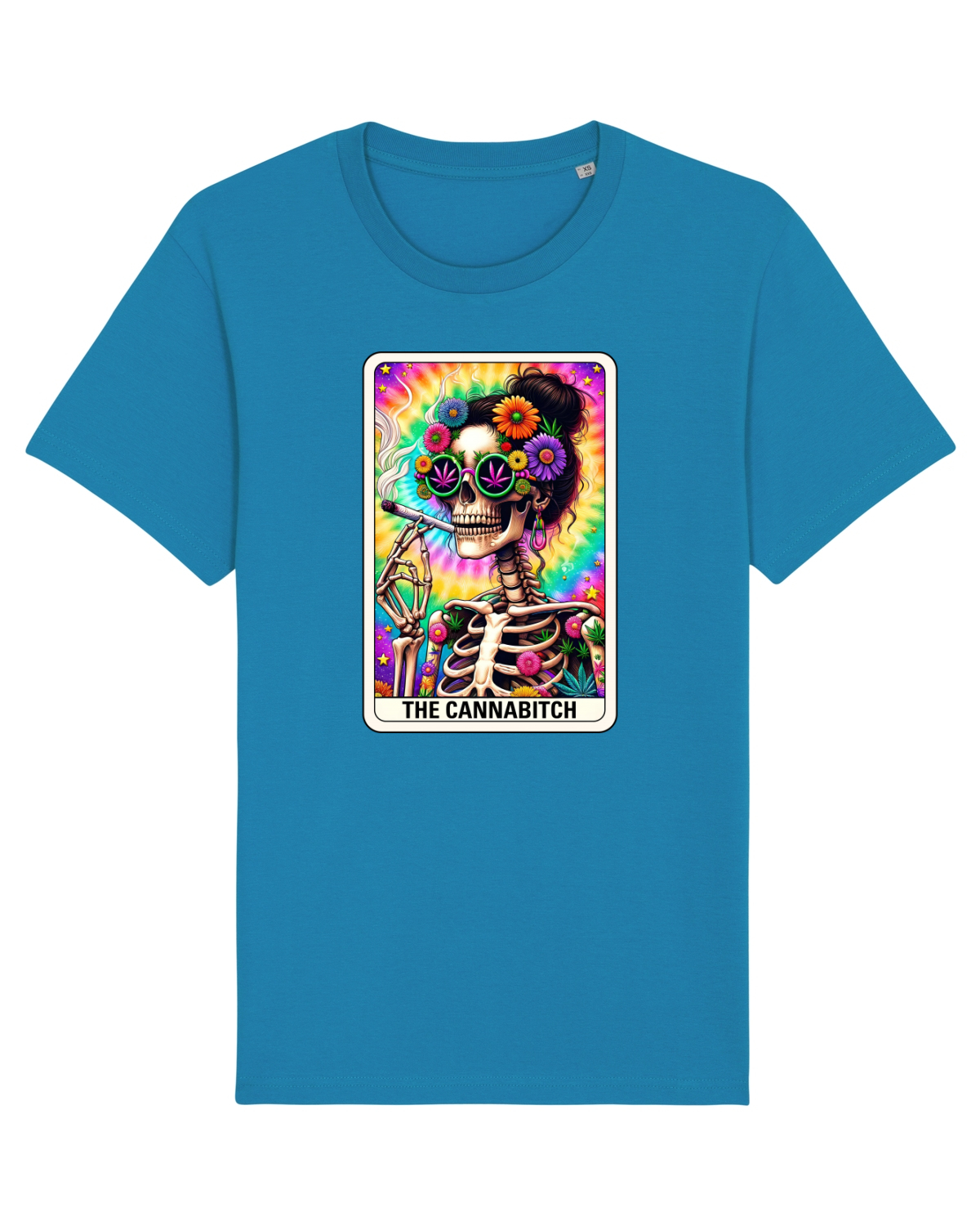 Tricou mânecă scurtă Unisex Rocker Azur