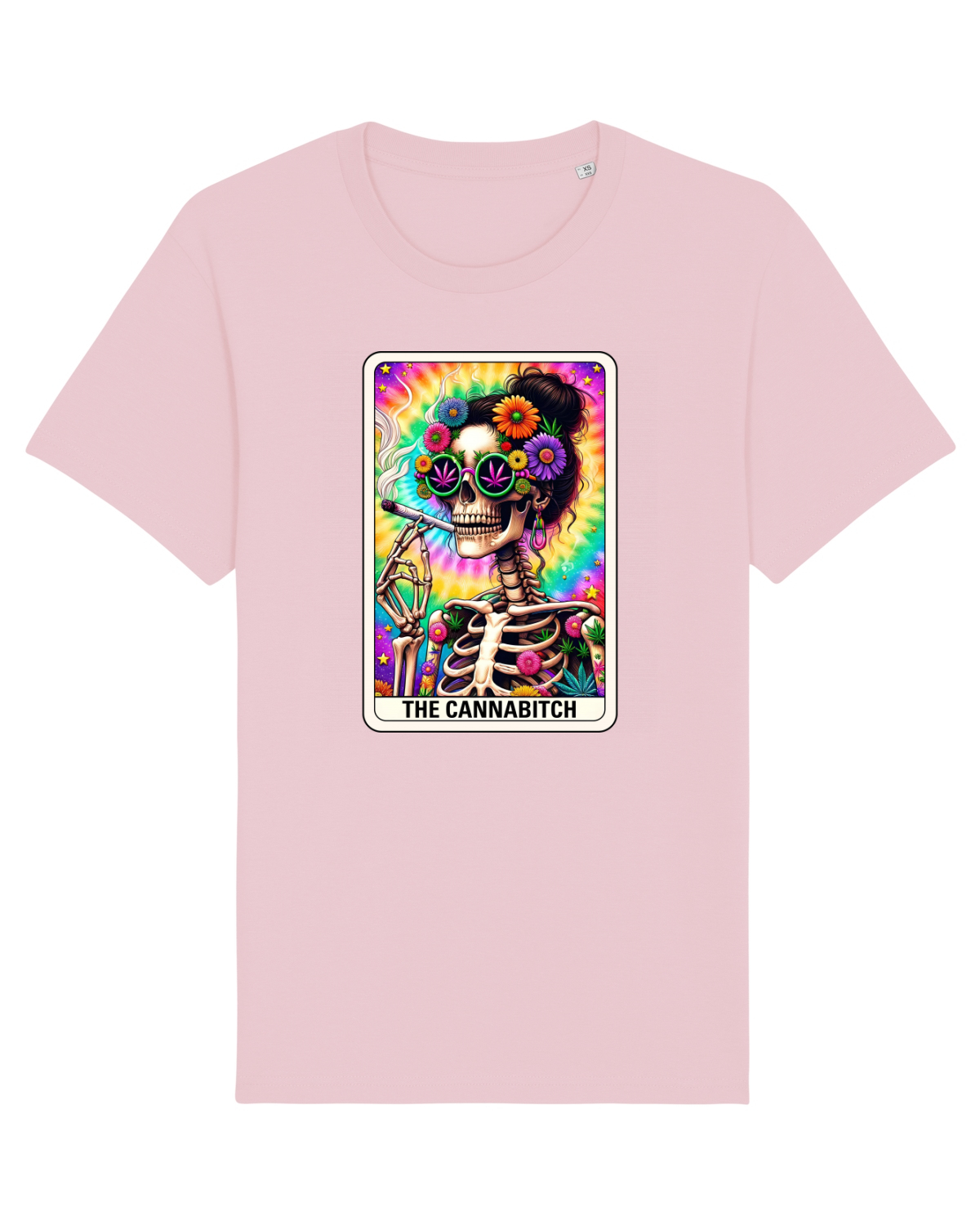 Tricou mânecă scurtă Unisex Rocker Cotton Pink