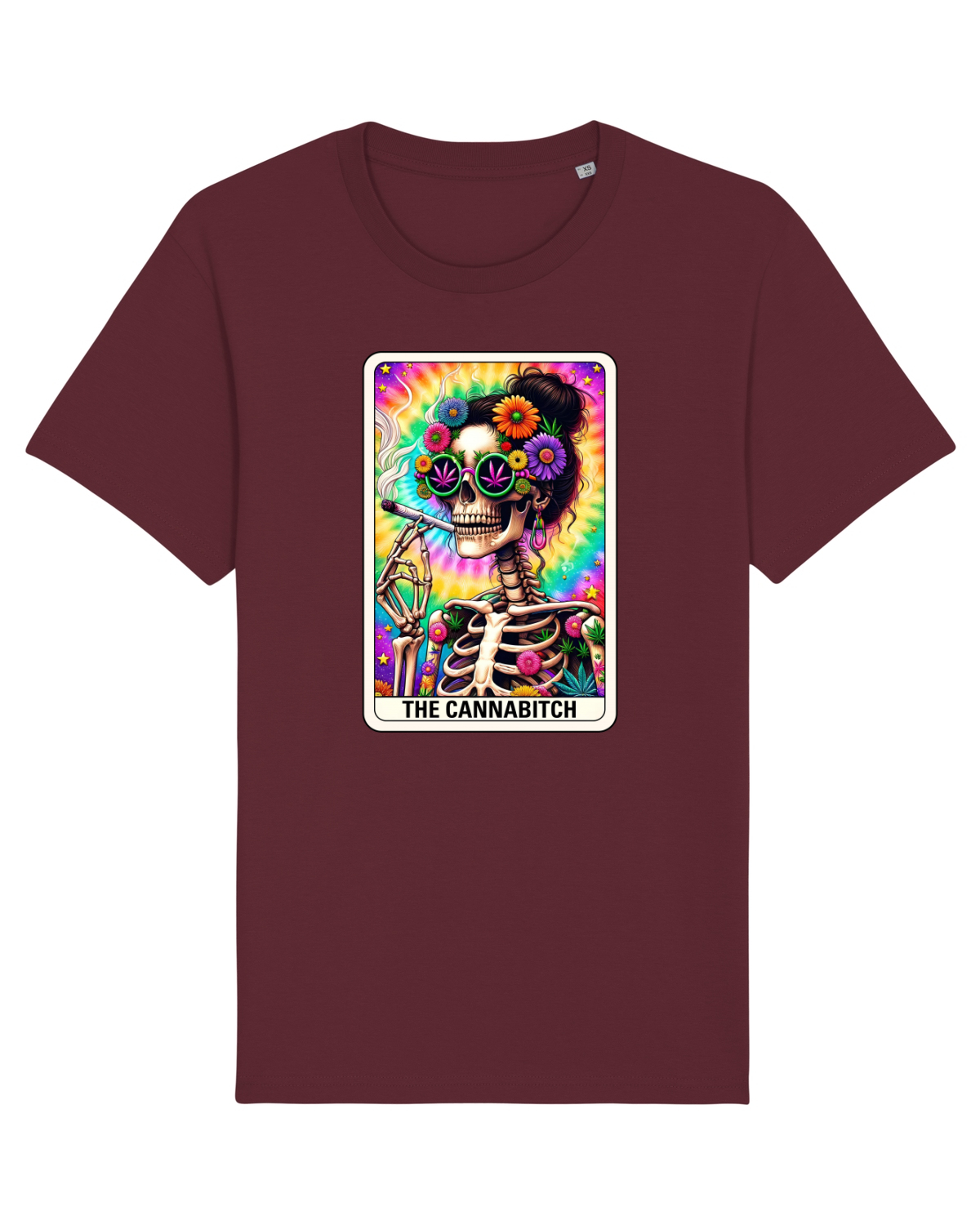 Tricou mânecă scurtă Unisex Rocker Burgundy