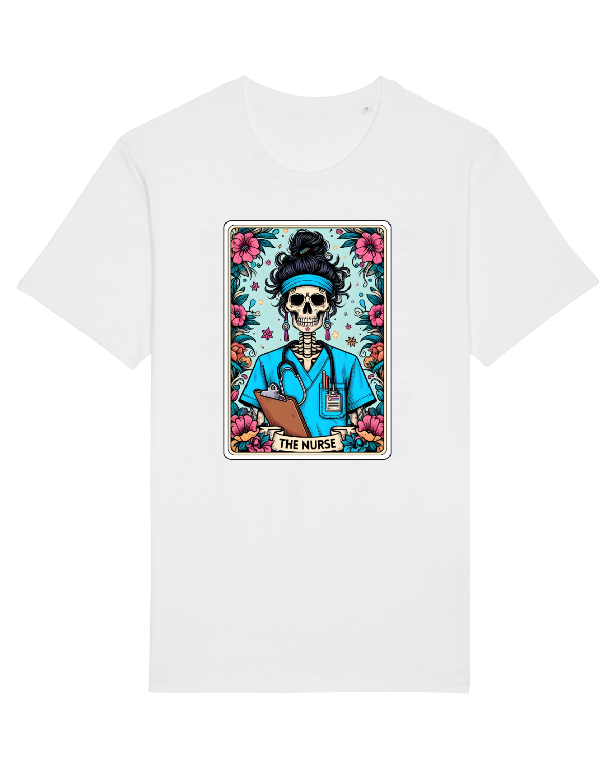 Tricou mânecă scurtă Unisex Rocker White