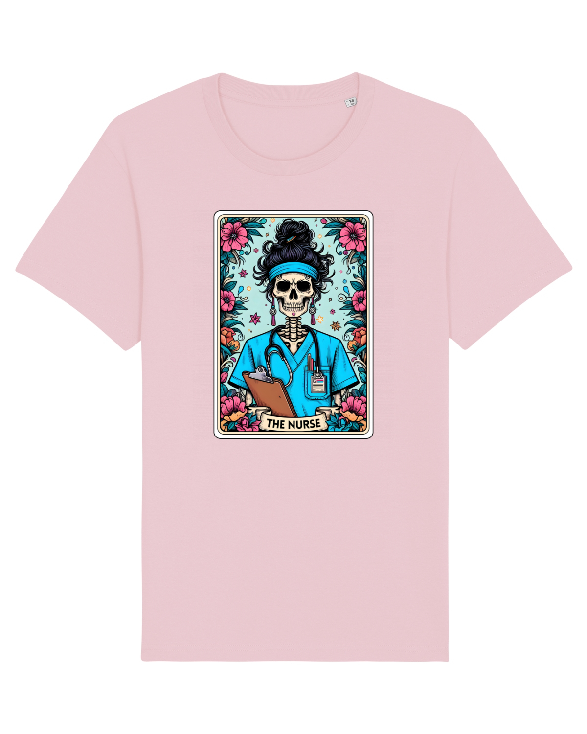 Tricou mânecă scurtă Unisex Rocker Cotton Pink
