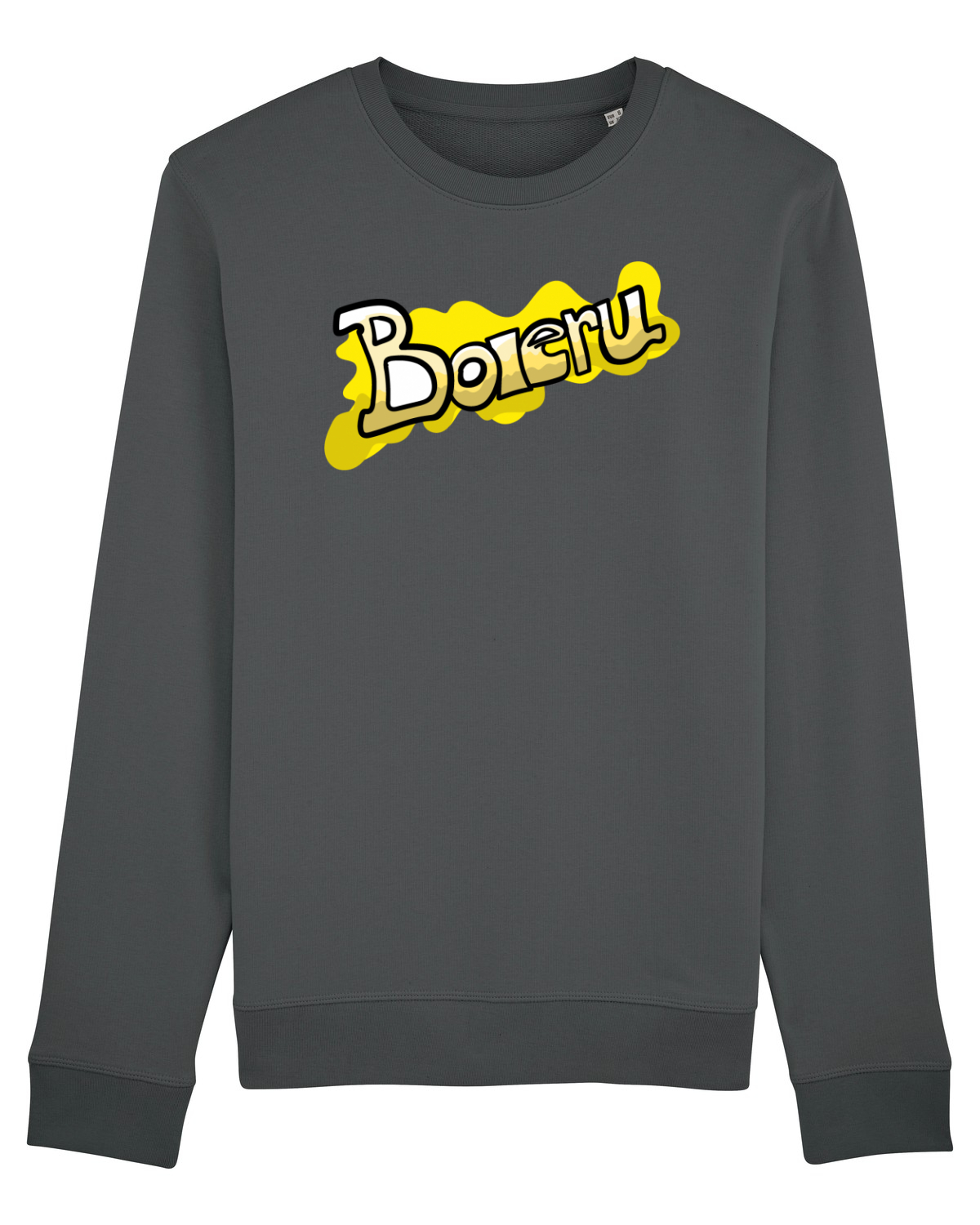 Bluză mânecă lungă Unisex Rise Anthracite