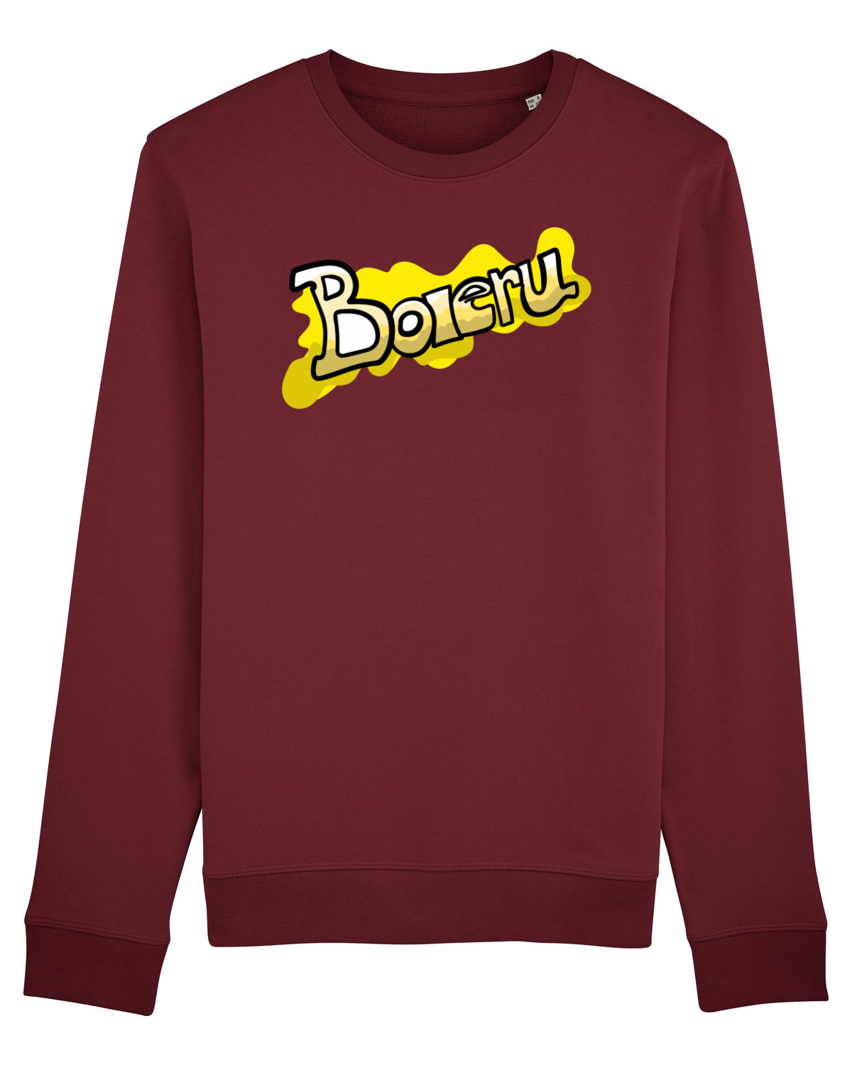 Bluză mânecă lungă Unisex Rise Burgundy