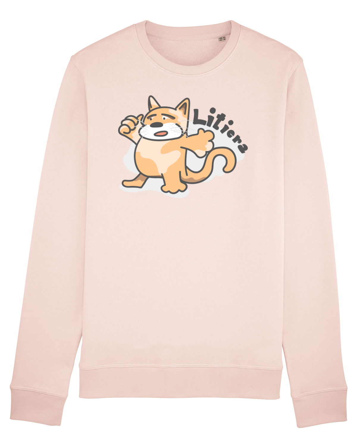 Bluză mânecă lungă Unisex Rise Candy Pink