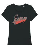 Saracie Tricou mânecă scurtă guler larg fitted Damă Expresser