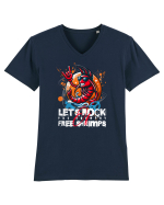 Crevetele rock Let's Rock Shrimp Tricou mânecă scurtă guler V Bărbat Presenter