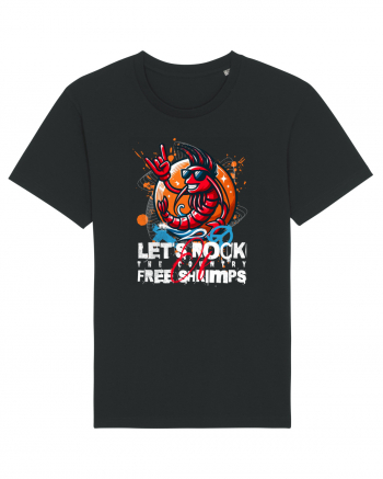Crevetele rock Let's Rock Shrimp Tricou mânecă scurtă Unisex Rocker