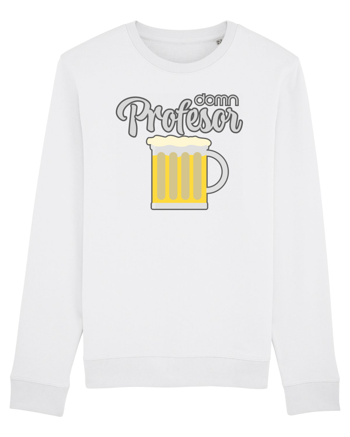 Bluză mânecă lungă Unisex Rise White