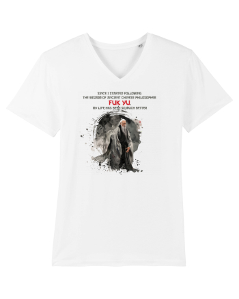 Ancient chinese philosopher FUK YU  White