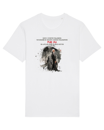 Ancient chinese philosopher FUK YU  White