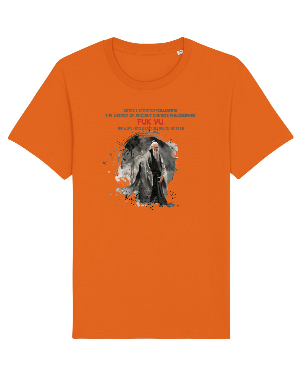 Tricou mânecă scurtă Unisex Rocker Bright Orange