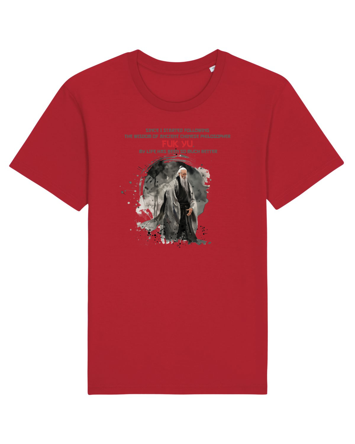 Tricou mânecă scurtă Unisex Rocker Red