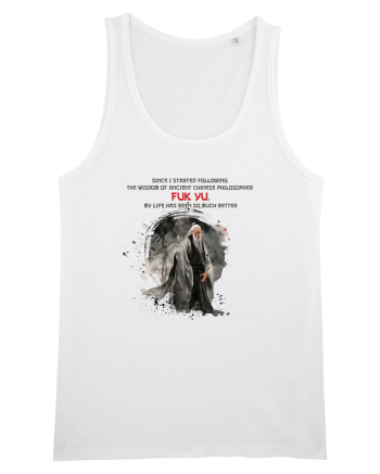 Ancient chinese philosopher FUK YU  White