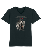 Ancient chinese philosopher FUK YU  2 Tricou mânecă scurtă guler V Bărbat Presenter