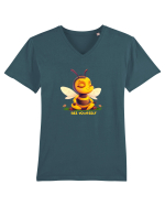 BEE YOURSELF Tricou mânecă scurtă guler V Bărbat Presenter