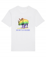 MY BATTLE UNICORN Tricou mânecă scurtă Unisex Rocker