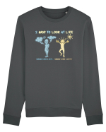 NOBODY GIVES A SHIT... / !!! :)) Bluză mânecă lungă Unisex Rise