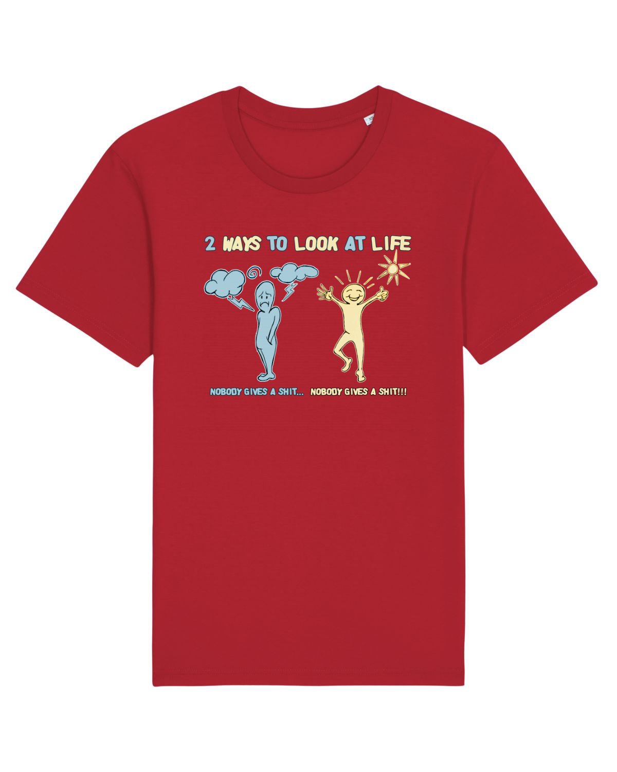 Tricou mânecă scurtă Unisex Rocker Red