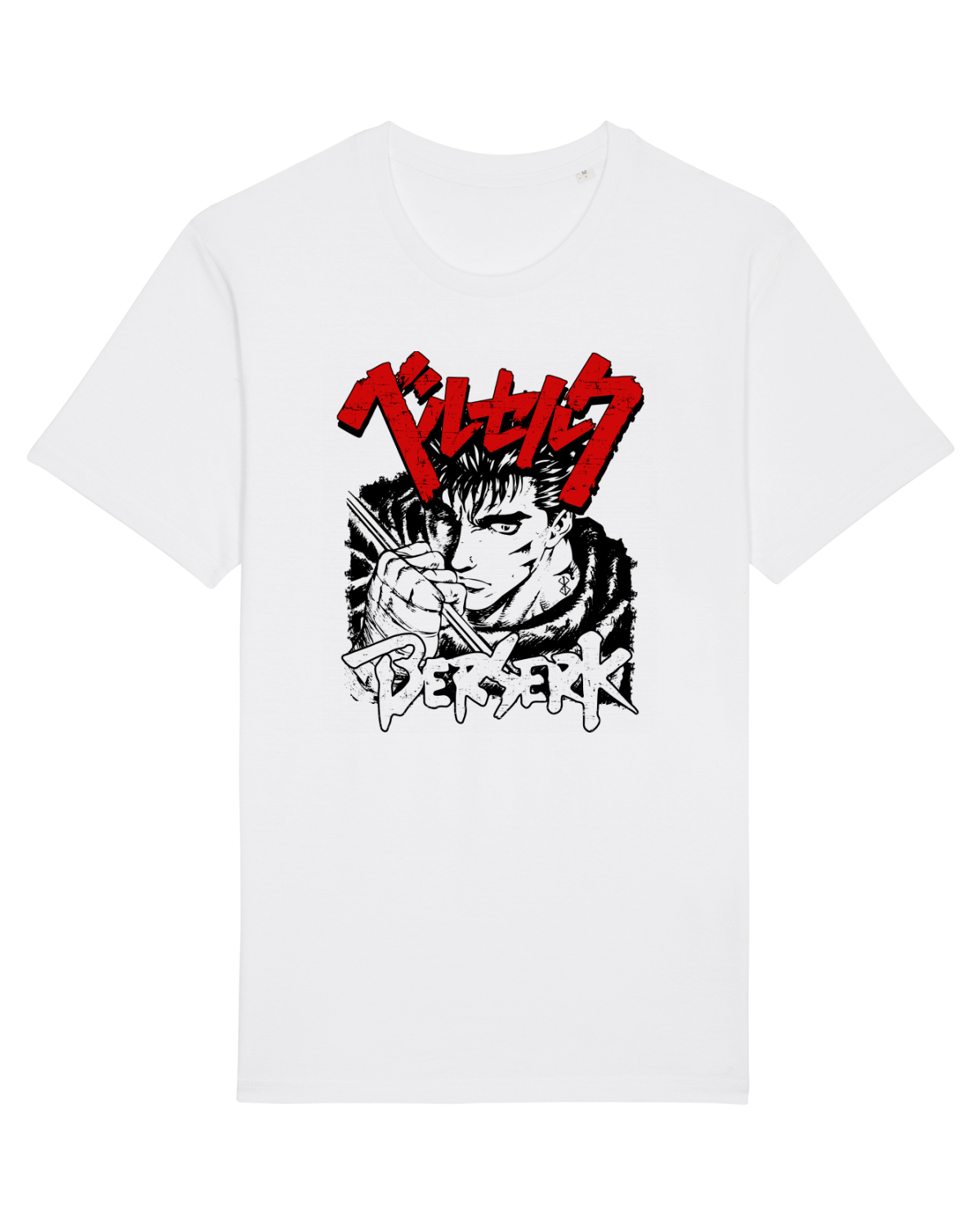 Tricou mânecă scurtă Unisex Rocker White