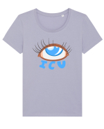 ICU - Te vad Tricou mânecă scurtă guler larg fitted Damă Expresser