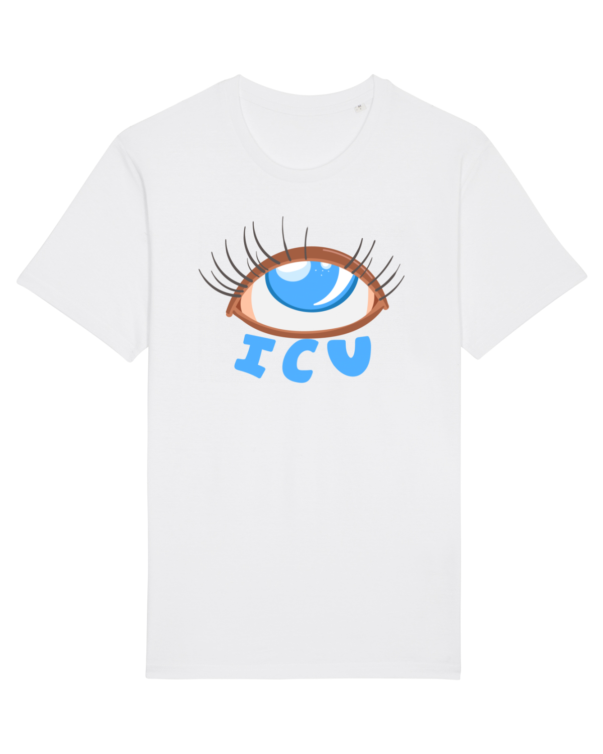 Tricou mânecă scurtă Unisex Rocker White