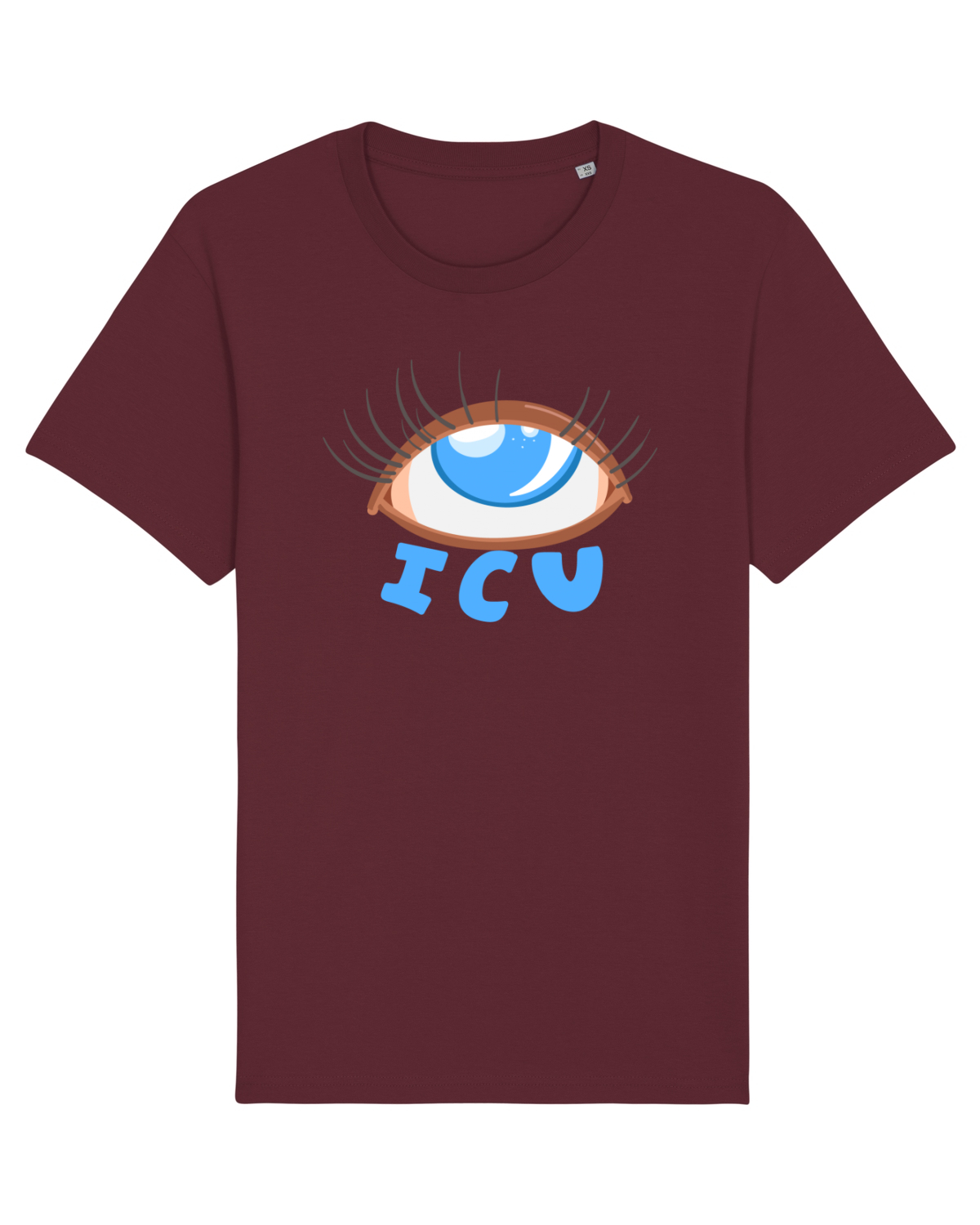 Tricou mânecă scurtă Unisex Rocker Burgundy