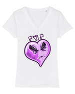 Pwp - pup Tricou mânecă scurtă guler V Damă Evoker