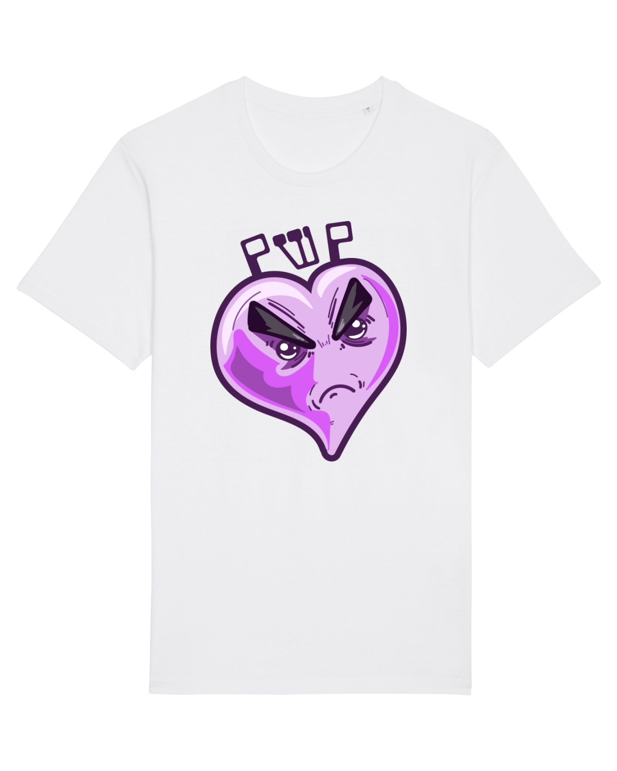 Tricou mânecă scurtă Unisex Rocker White
