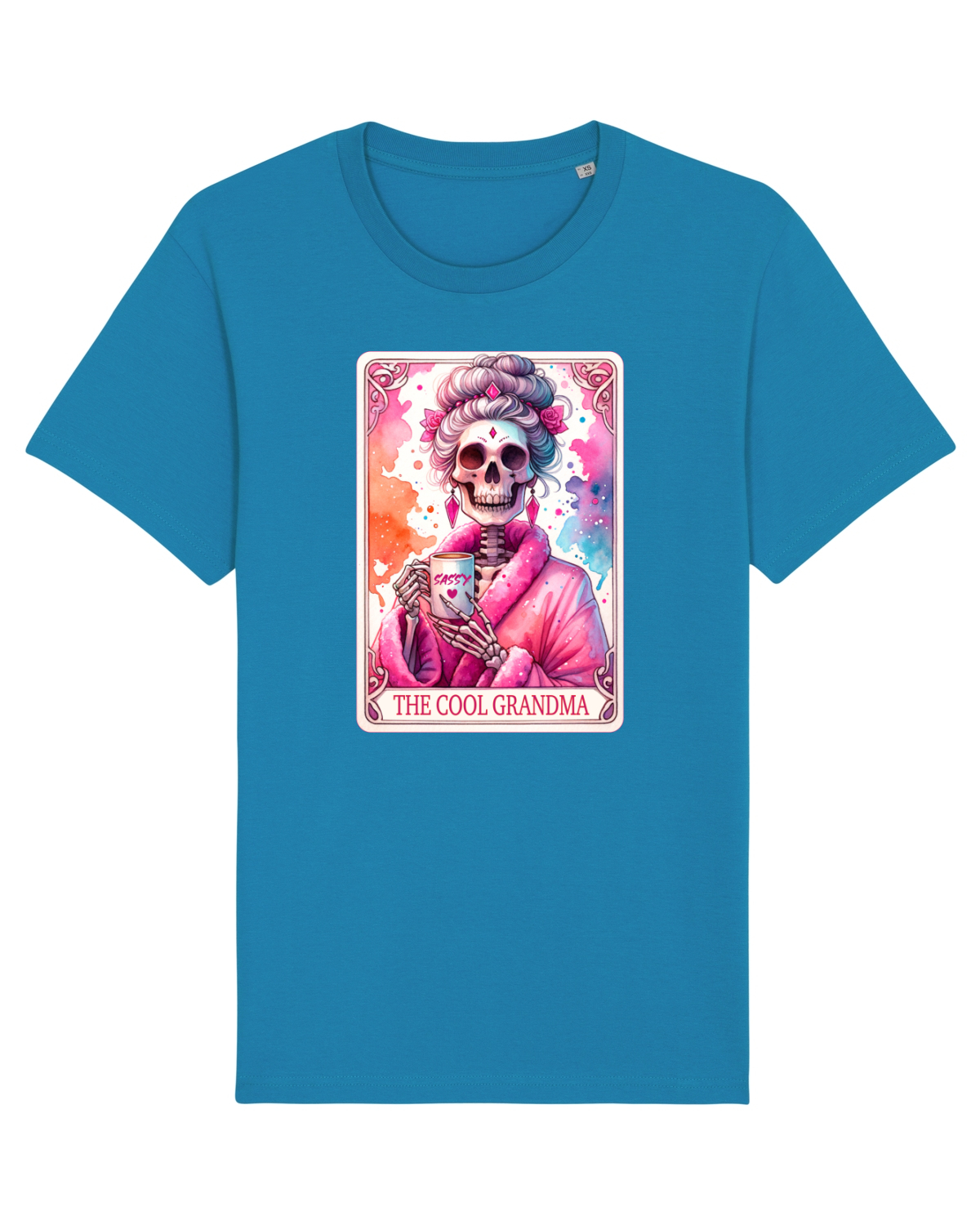 Tricou mânecă scurtă Unisex Rocker Azur