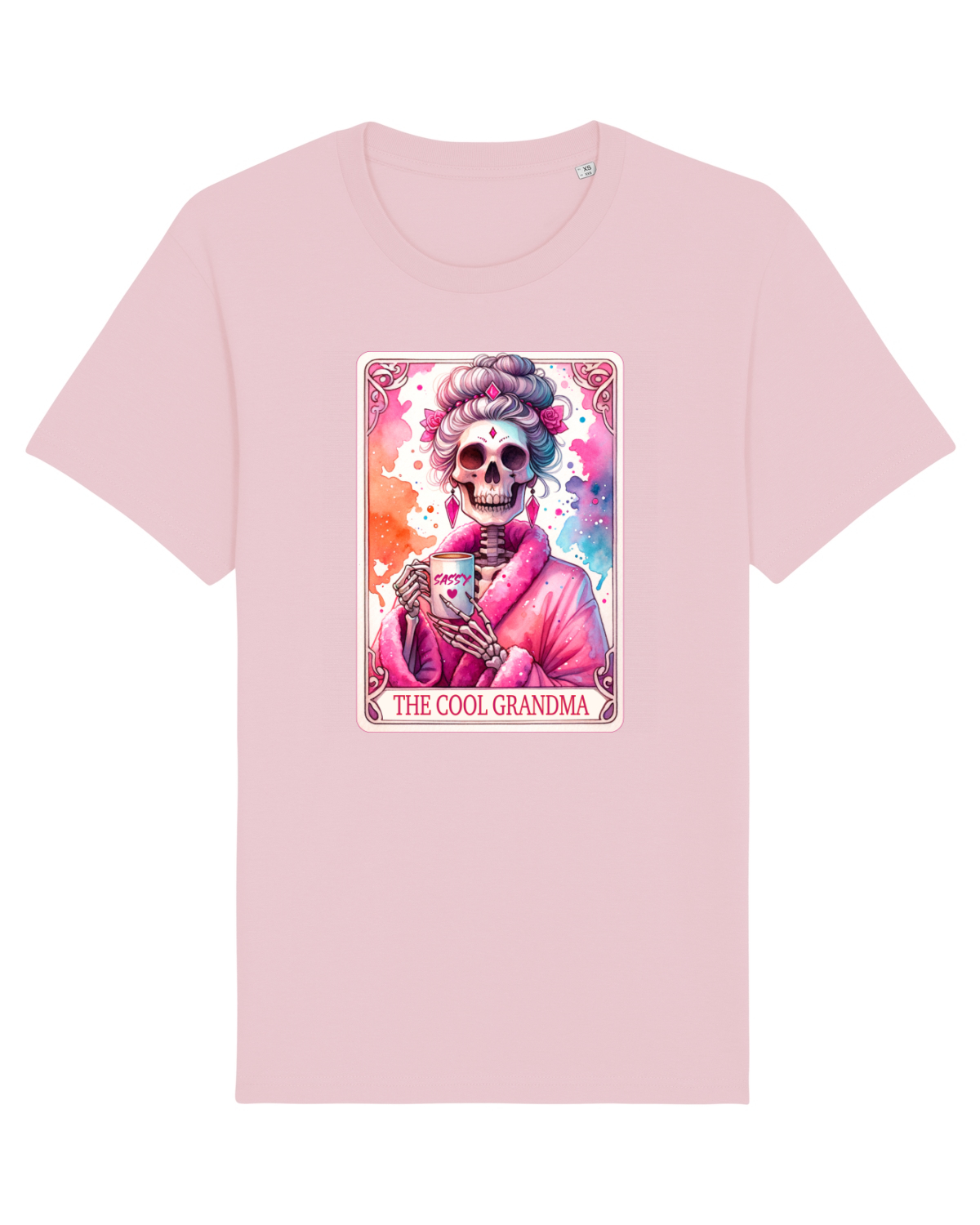 Tricou mânecă scurtă Unisex Rocker Cotton Pink