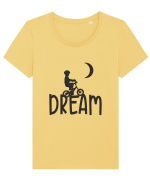 Visează Tricou mânecă scurtă guler larg fitted Damă Expresser