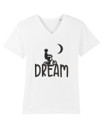 Visează Tricou mânecă scurtă guler V Bărbat Presenter