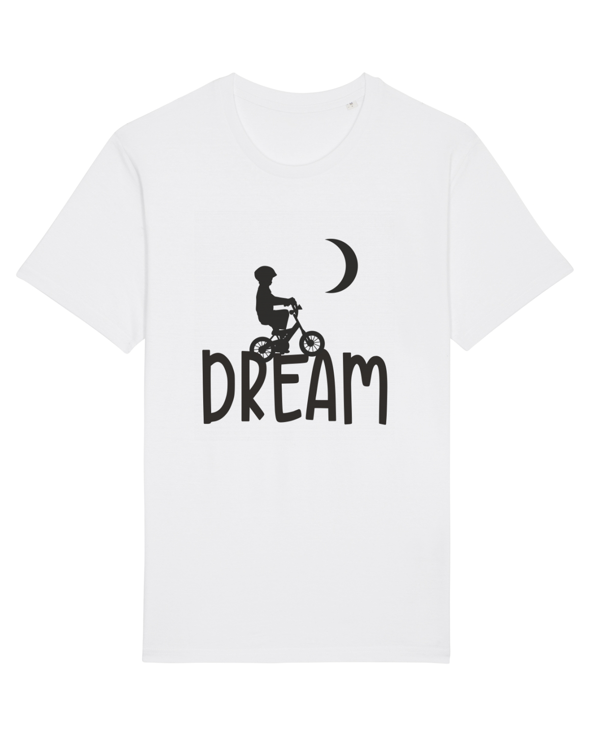 Tricou mânecă scurtă Unisex Rocker White