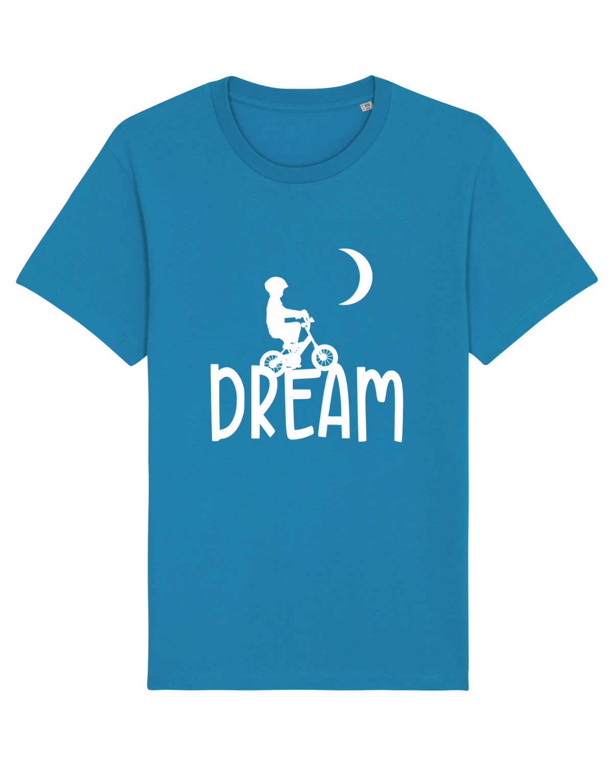 Tricou mânecă scurtă Unisex Rocker Azur