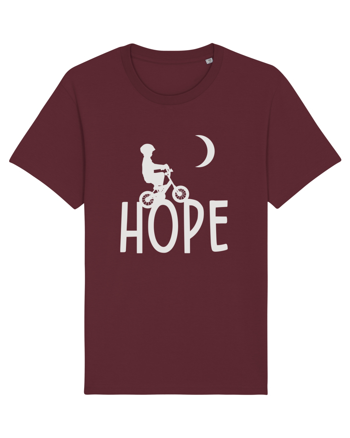 Tricou mânecă scurtă Unisex Rocker Burgundy