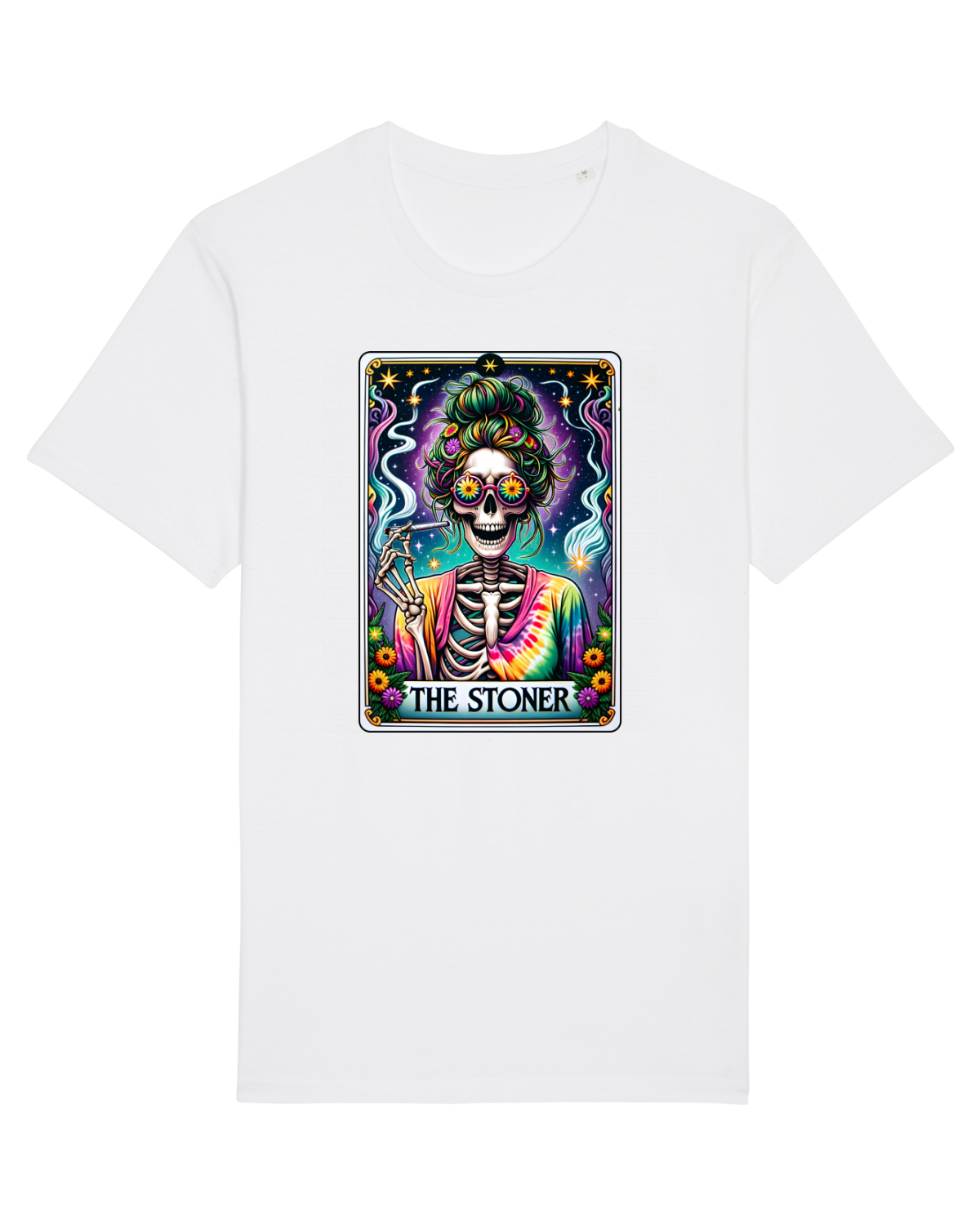 Tricou mânecă scurtă Unisex Rocker White