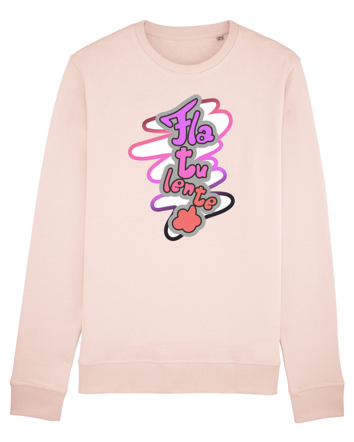 Bluză mânecă lungă Unisex Rise Candy Pink