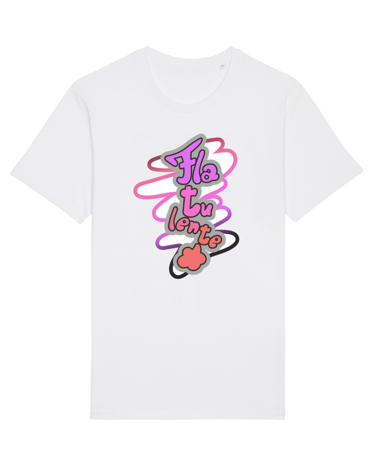 Tricou mânecă scurtă Unisex Rocker White