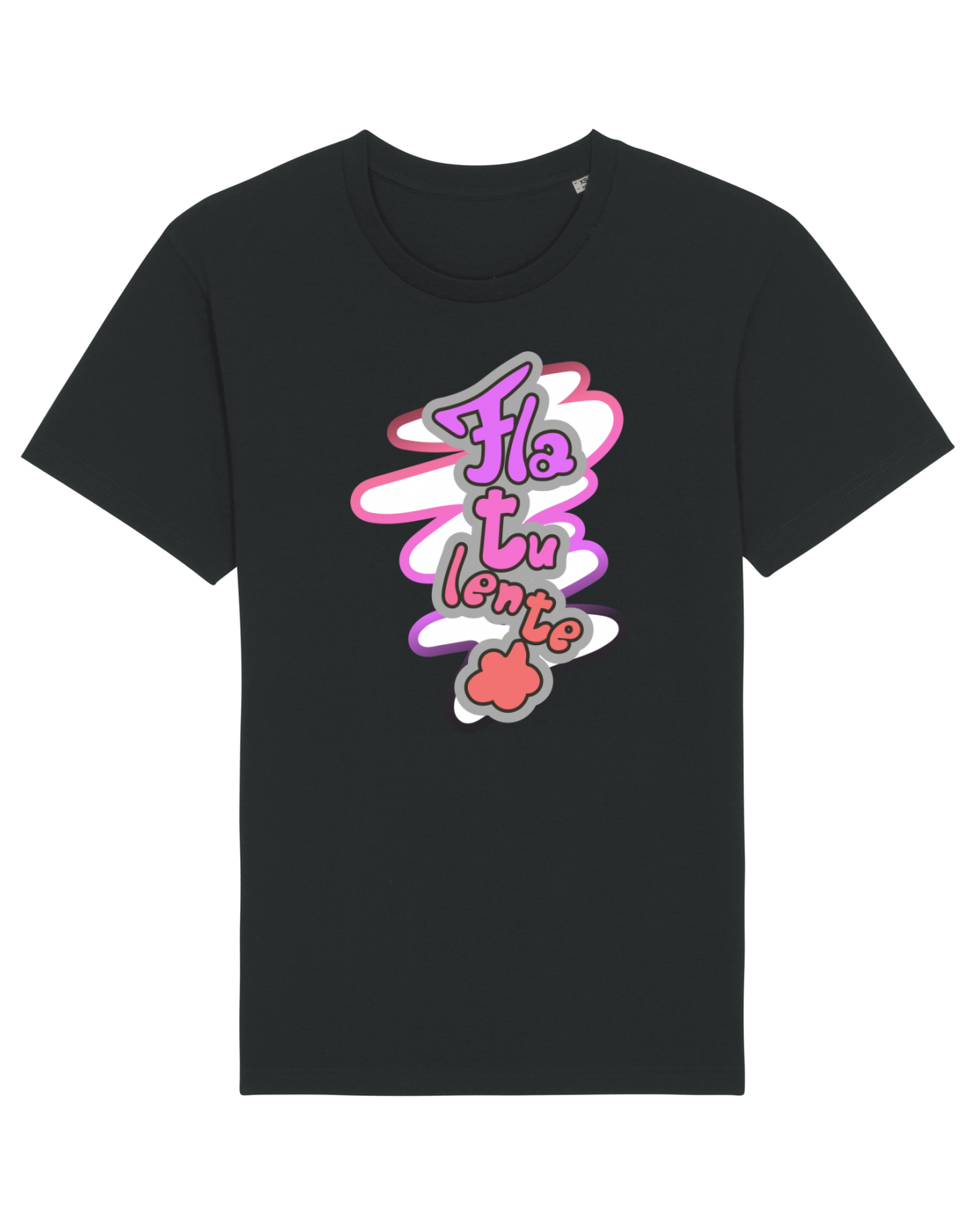Tricou mânecă scurtă Unisex Rocker Black