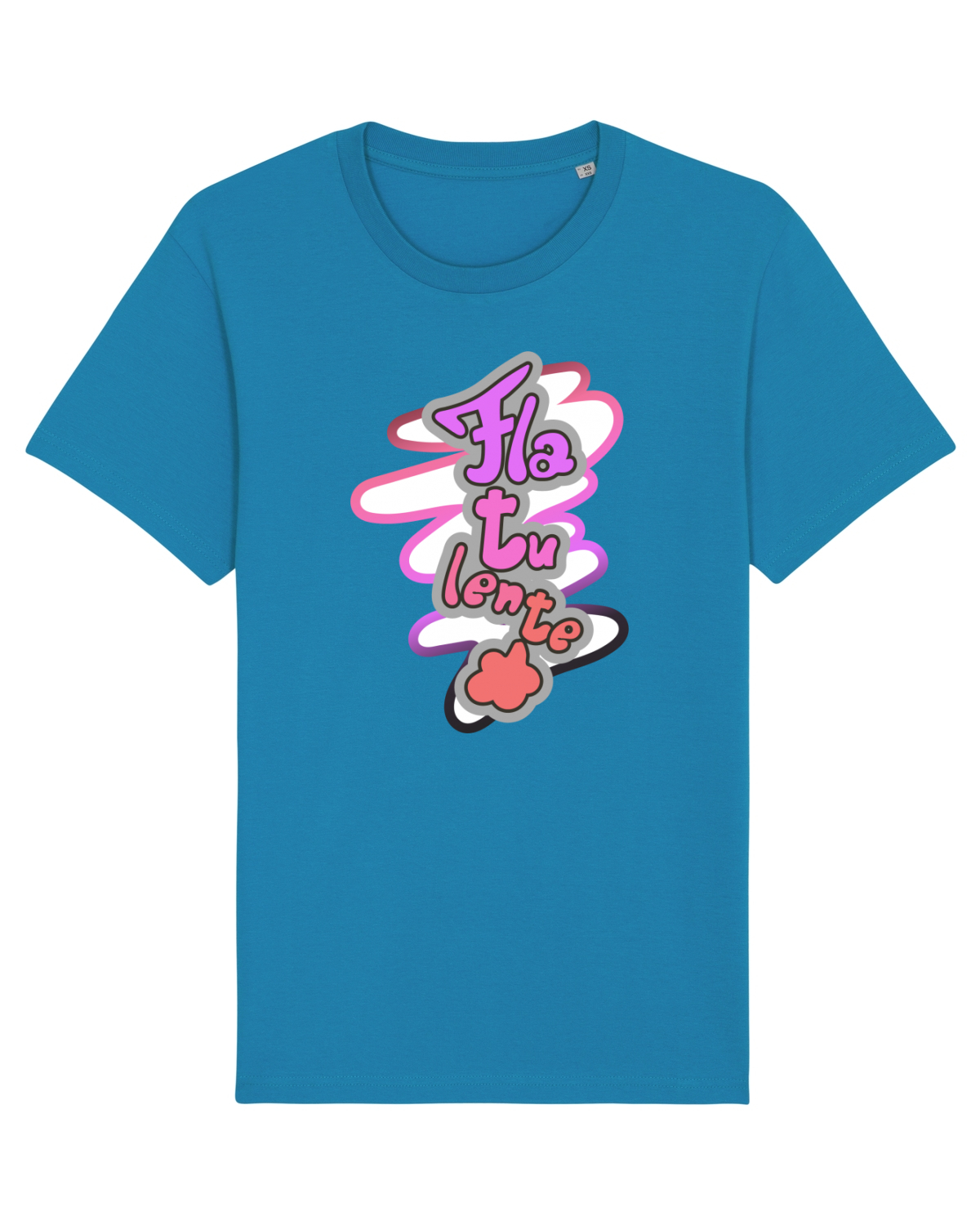 Tricou mânecă scurtă Unisex Rocker Azur