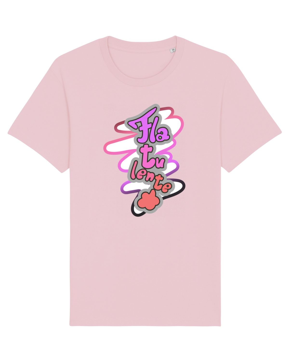 Tricou mânecă scurtă Unisex Rocker Cotton Pink