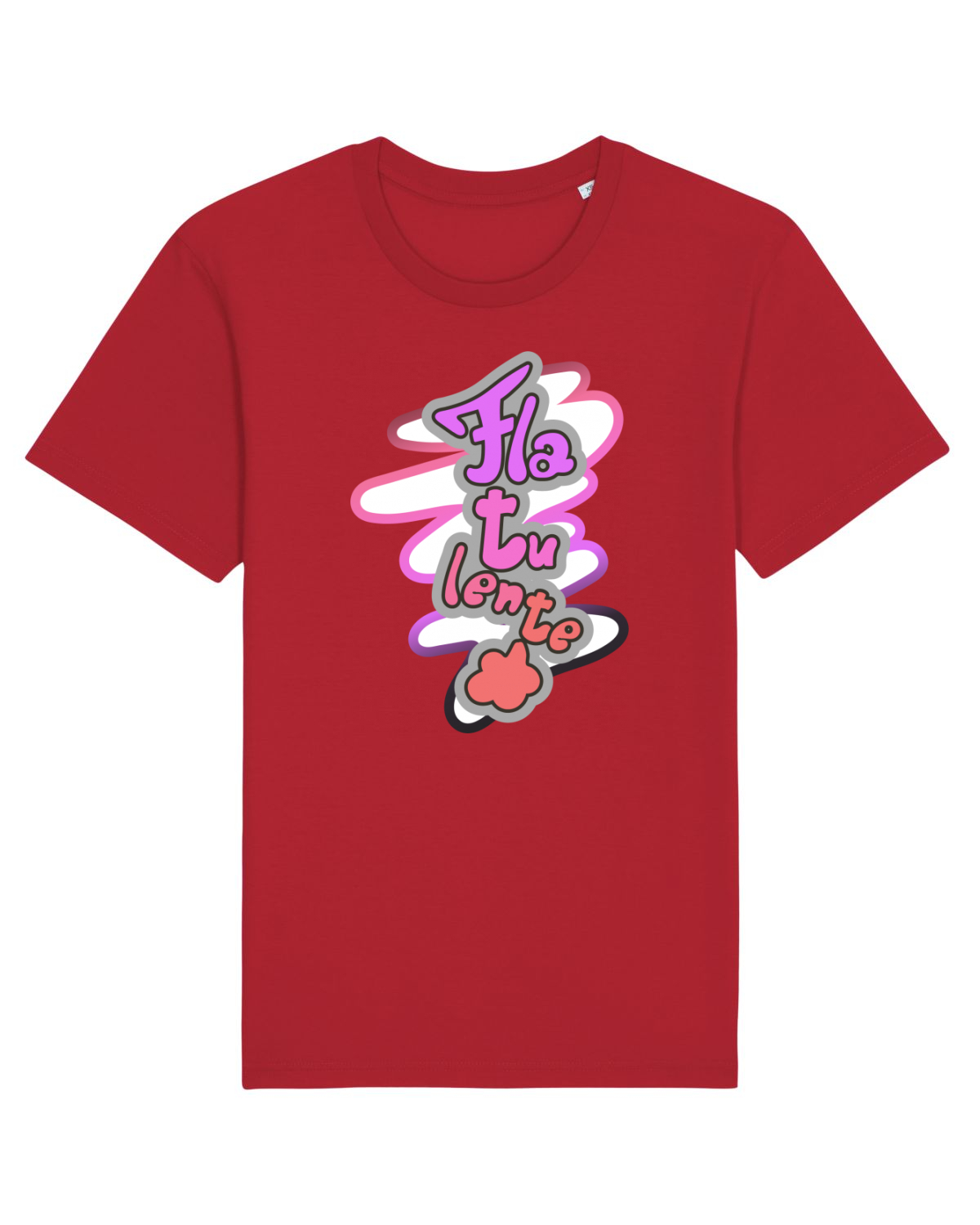 Tricou mânecă scurtă Unisex Rocker Red