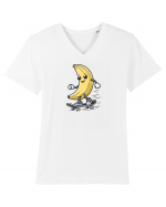 Banană Skate Skateboarding Tricou mânecă scurtă guler V Bărbat Presenter